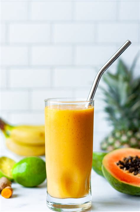 Turmeric Papaya Smoothie