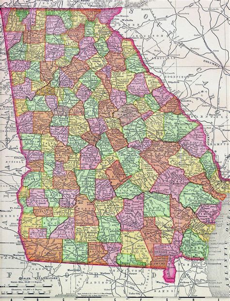 Detailed Map Of Georgia Map Of Zip Codes