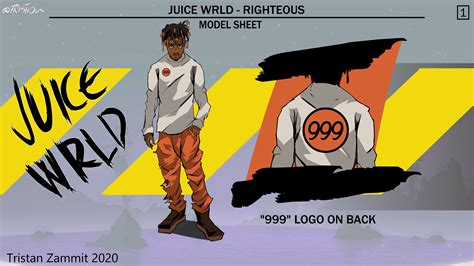 Download Righteous Juice Wrld Animated   4k Wallpaper