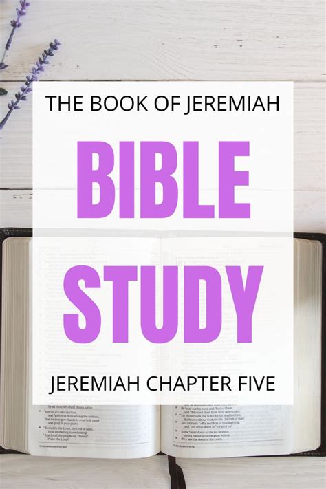Bible Study Jeremiah Chapter 5
