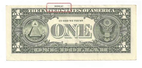 2009 Misaligned One Dollar Federal Reserve Note Serial Number C86666899a
