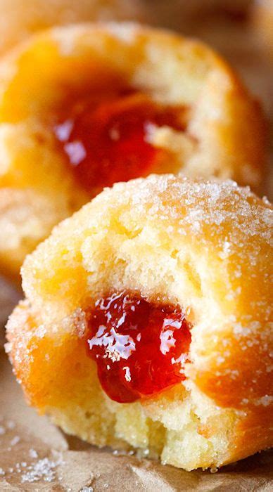 Jelly Filled Donut Holes Recipe Donut Recipes Filled Donuts Food