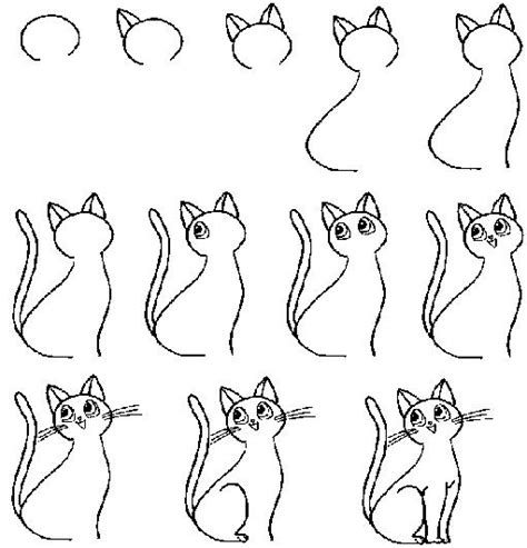 Well other animals too, but cats. comment dessiner un chat