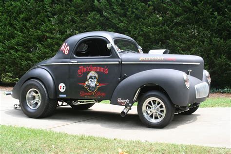 1941 Willys Steel Gasser Hot Rods Cars Muscle Drag Racing Cars