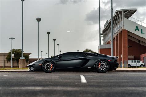Satin Black Lamborghini Aventador S Adv1 Adv50 Mv2 Cs Flickr
