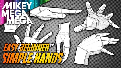 How To Draw Hands Easy Anime Step By Step Youtube