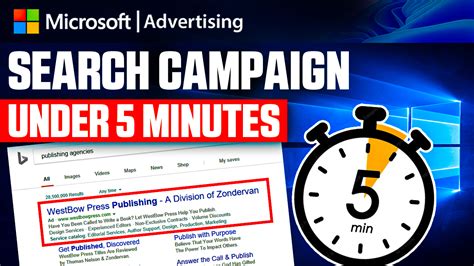 The Quickest Microsoft Bing Ads Tutorial Create A Search Campaign