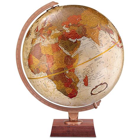 Northwood World Desk Globe Zapffe Silversmiths