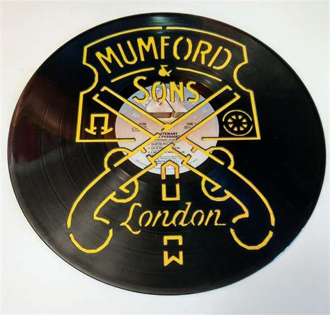 Mumford And Sons Vinyl Record Art Etsy Vinyl Record Art Record Art