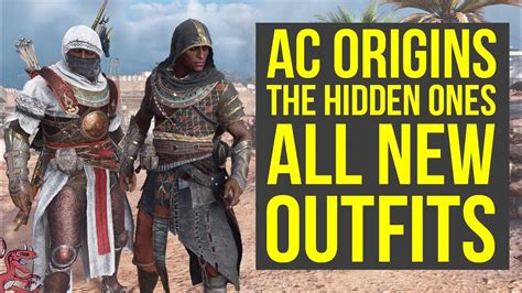 Assassin S Creed Origins Dlc All New Outfits From The Hidden Ones Ac