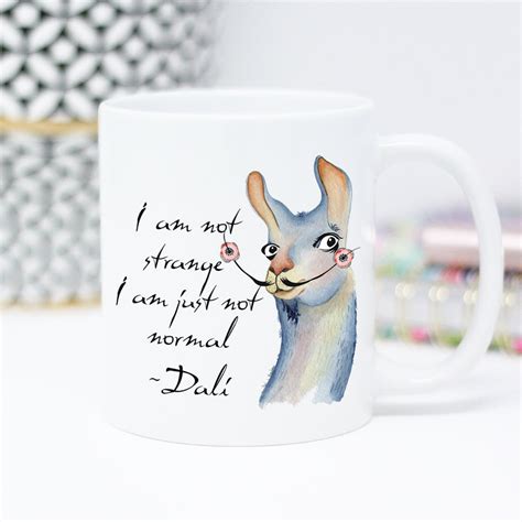 Funny Mug Dali Llama Mug T For Artist Coffee Mug Cup Etsy