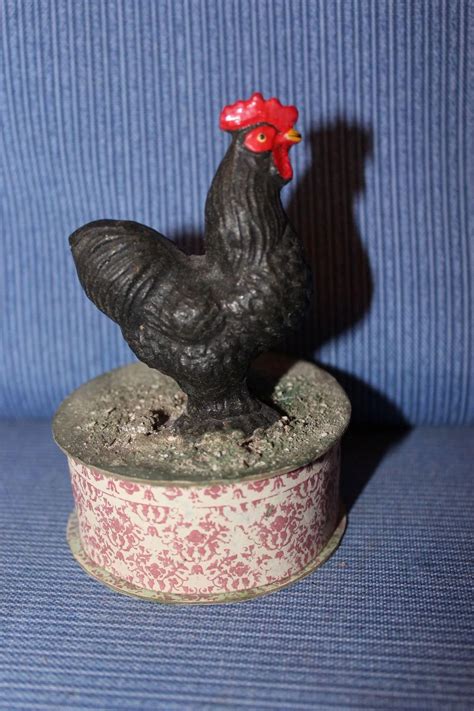 He will be replaced by a better rooster which i will make from polymer. Rooster Candy Container Paper Mache Germany : Sara ...