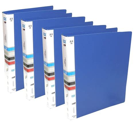 Sps Presents Plastic File Folder 403 2d Ring Binder A4 Size Tough