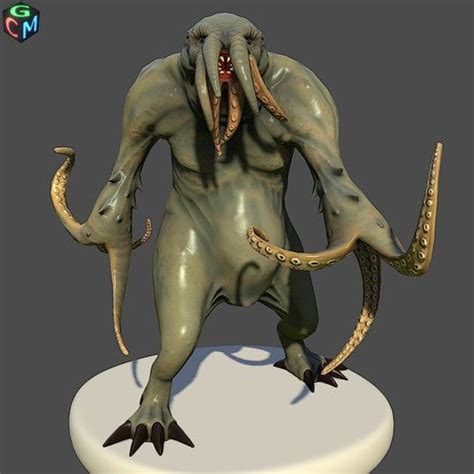 Tentacle Monster 3D Model Best Model 3d Projects Kraken Tentacle