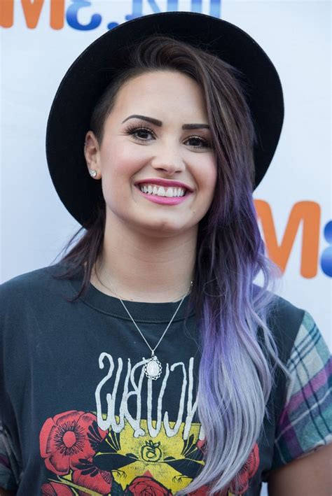 The final jam premiere in august 2010. Demi Lovato Dark to Purple Ombre Hairstyle for Long Hair ...
