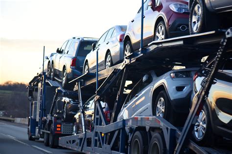 Truck Transporting Cars Suburban Auto Shipping