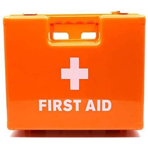 First Aid Box Orange Color Mf 050 Diatech