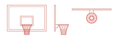Basketball Backboards Dimensions And Drawings Dimensionsguide