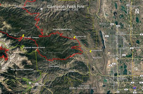 Cameron Peak Fire Spreads South And East Wildfire Today