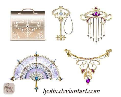 Magic Items Set Lyotta Lz By Lyotta On Deviantart Gold Pendant