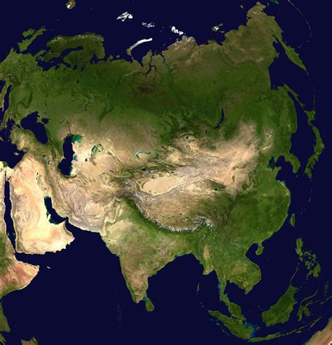 Map Of Asia Satellite Picture Online Maps And