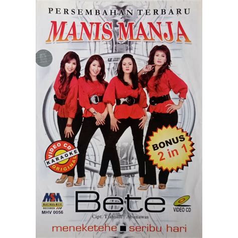 Jual Vcd Original Manis Manja Persembahan Terbaru Hits Bete Isi 2 Disc