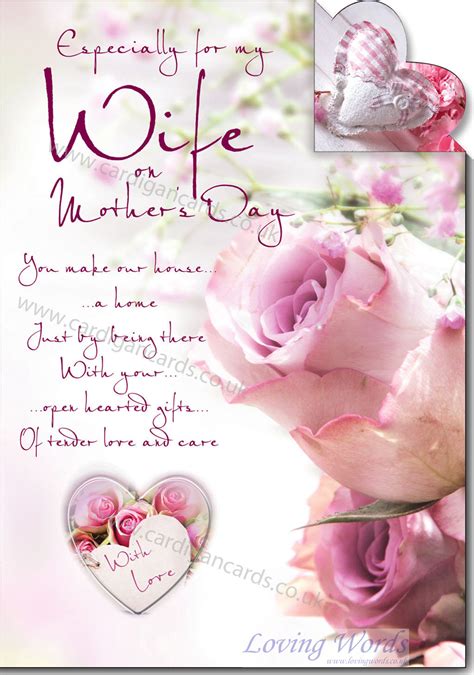 My Wife On Mothers Day Greeting Cards By Loving Words