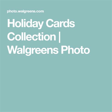 Choose from 30+ professional designs to create the perfect photo cards. Holiday Cards Collection | Walgreens Photo (With images ...