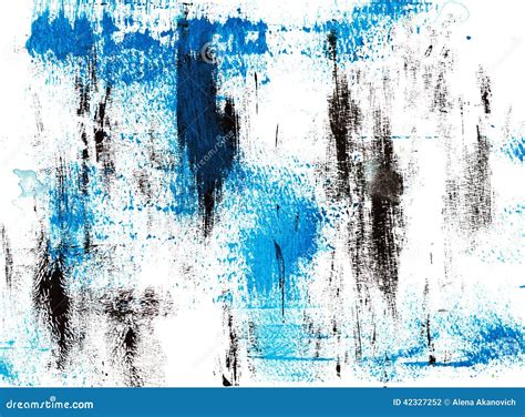 Grunge Painting Background Stock Photo Image Of Chaos Blue 42327252