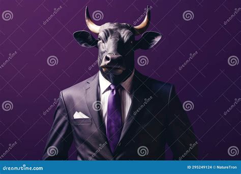 Bull With Horns Portrait Of A Bull Stock Illustration Illustration Of