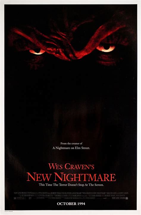Wes Cravens New Nightmare 1994 Us One Sheet Poster Posteritati
