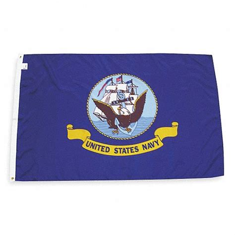 Nylglo Armed Forces Flag 3 Ft Ht 5 Ft Wd Outdoor Nylon Us Navy