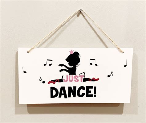 Little Dancer Sign Dance Sign Hanging Dancer Sign Decorative Etsy