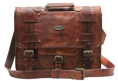 Kaukko Bags Handmade World Leather Messenger Bags For Men Women Mens