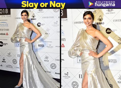 Slay Or Nay Deepika Padukone In Gauri And Nainika For Elle Beauty Awards 2018 Bollywood News