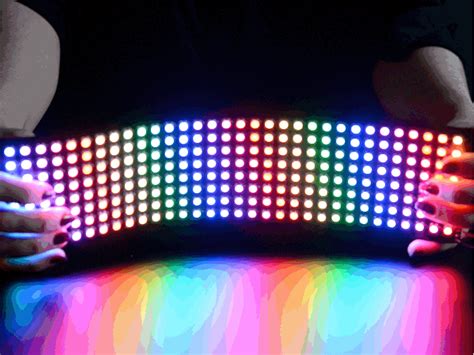 NEW PRODUCT – Flexible 8×32 NeoPixel RGB LED Matrix « Adafruit