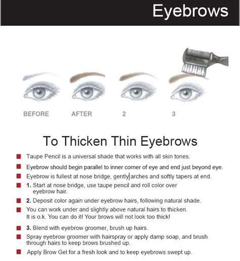 How To Thicken Your Eyebrows Beauty Hacks Eyelashes Beauty Routine