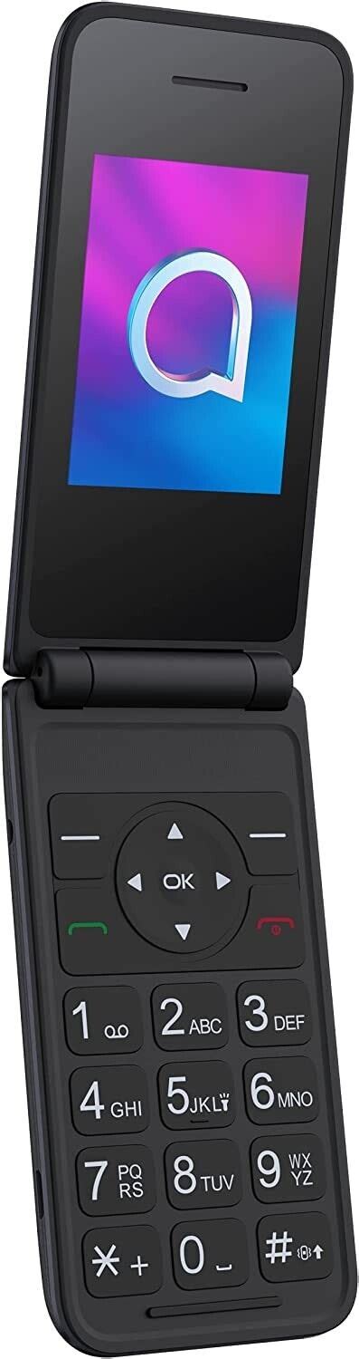 Alcatel 3082x 128mb 4g Dark Grey Unlocked Flip Mobile Phone Boxed Ebay