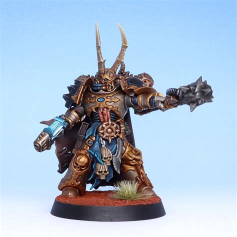 Iron Warriors Chosen Champion Finished Getting Ready Slowly For The