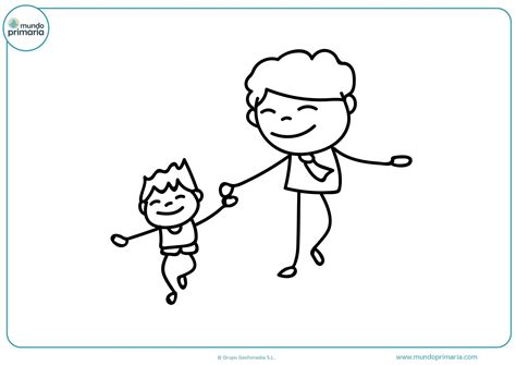 Dibujos del Día del Padre para Colorear Un gran Regalo