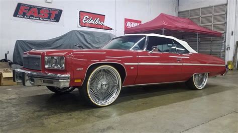 75 Chevy Caprice Convertible Is Stock Except For Those 24 Inch Rims
