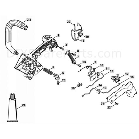 Stihl Ms 201 T Chainsaw Ms201 T Parts Diagram Handle Housing And