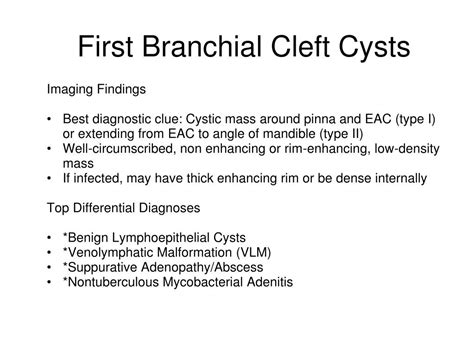Ppt Branchial Cleft Cysts Powerpoint Presentation Id259307