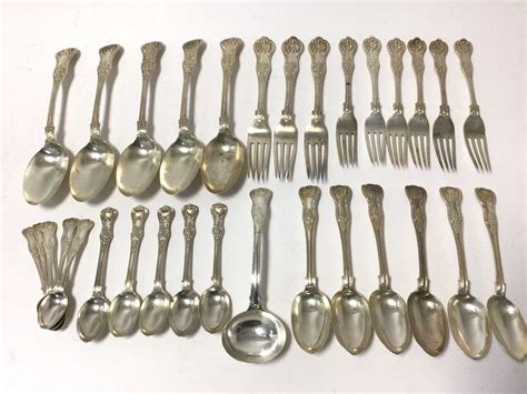 Lot 331 Selection Of Victorian Silver Kings And