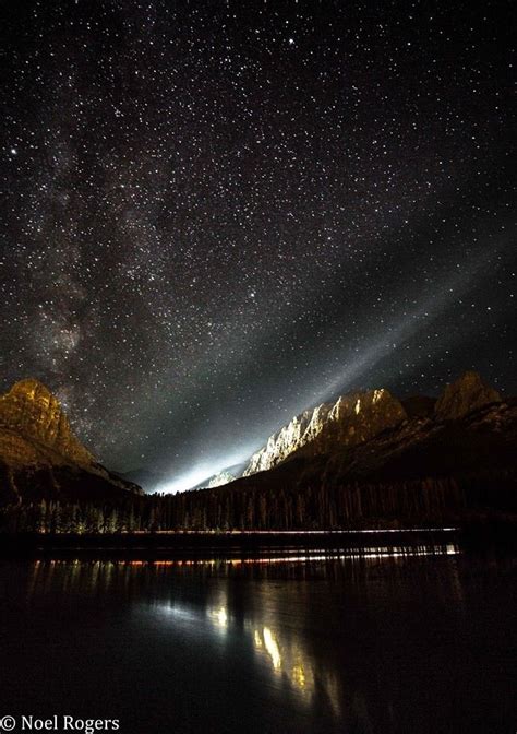 Beautiful Night Landscape Sky Images Natural Phenomena