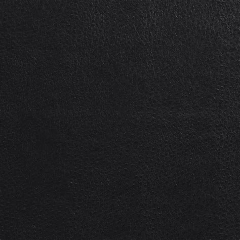Ebony Black Leather Hide Texture Vinyl Upholstery Fabric
