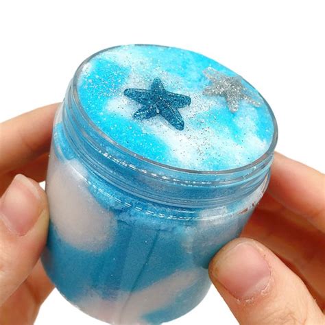 Guvpev 60ml100ml Stars Mud Mixing Cloud Slime Putty Scented Stress
