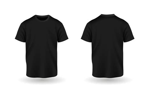 3d Black T Shirt Mock Up Template 20535877 Vector Art At Vecteezy