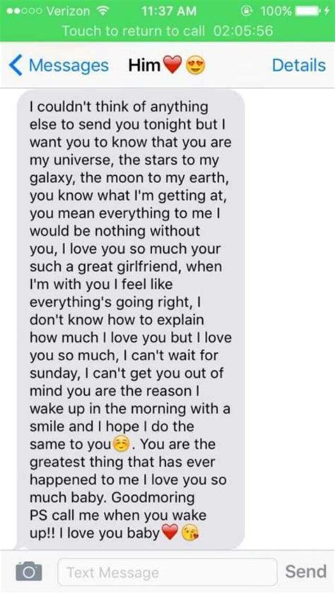 Tell him or her that their happiness is paramount to you, and you treasure them like nothing else in your life. Sweet Good Morning Texts To Your Man ... | Relationship ...