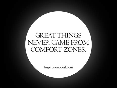 Comfort Zone Quotes Inspiration Boost